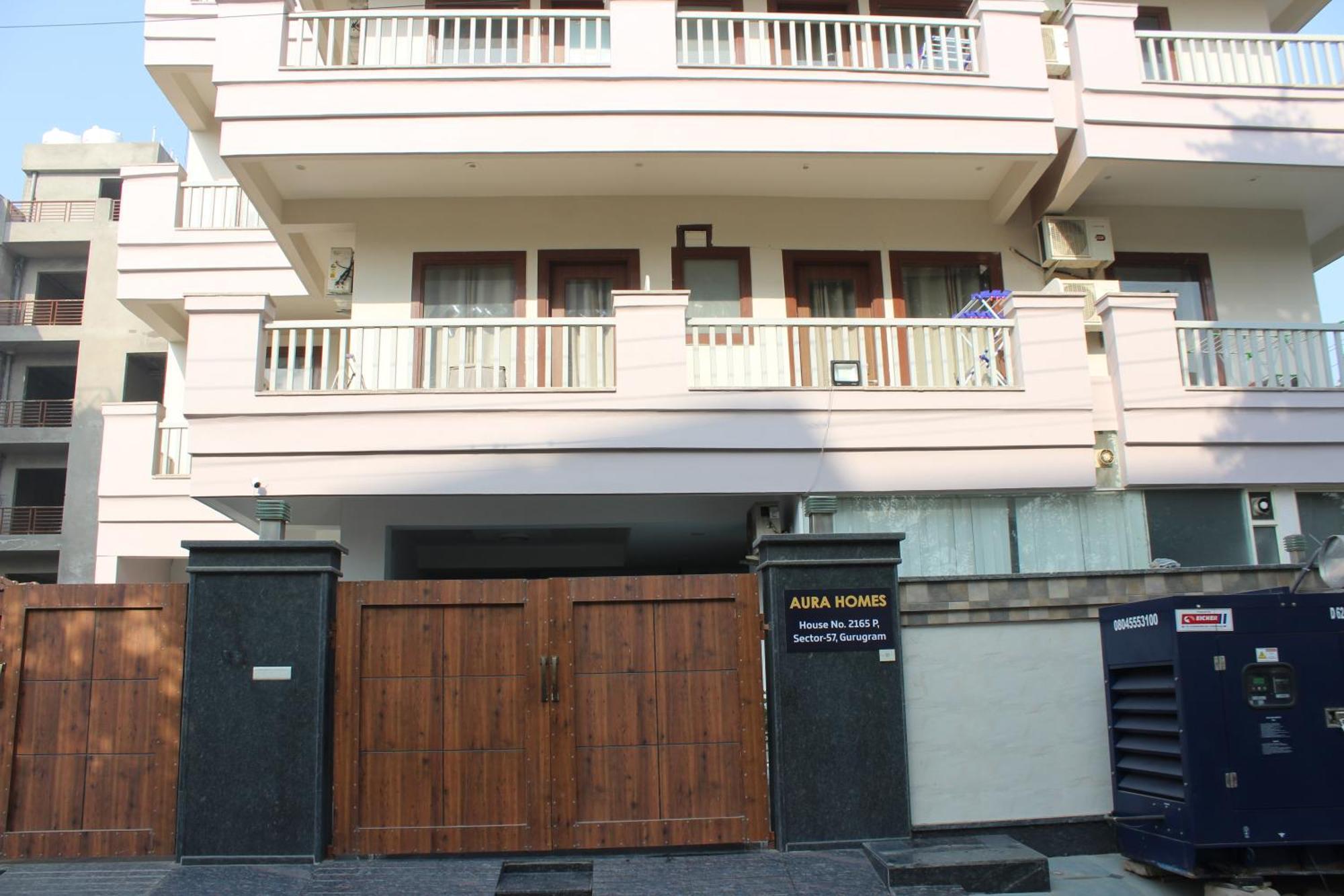 Aura Luxury Studio I Couple Friendly I Near Golf Course Road, Sector 57, Gurgaon Exteriör bild
